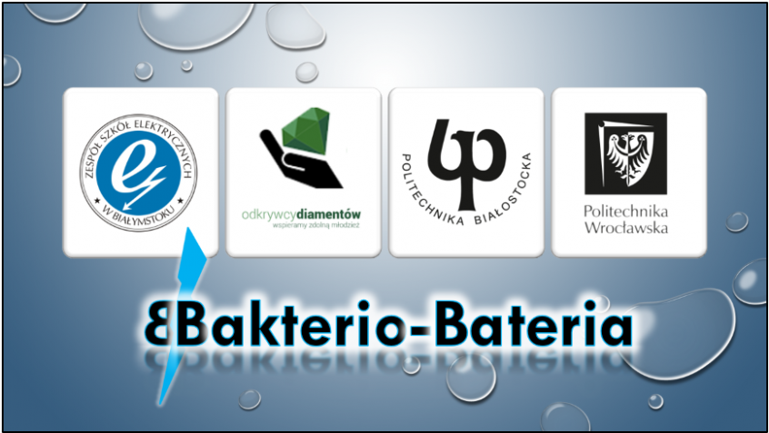 Bakterio-Bateria - plakat promujący projekt